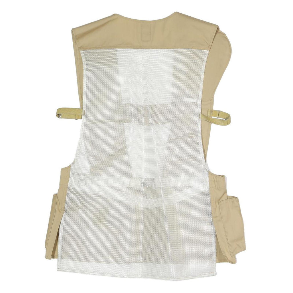 BOB ALLEN Mens Beige Fishing Mesh Button Jacket M Polyester Blend Outdoor