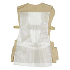 BOB ALLEN Mens Beige Fishing Mesh Button Jacket M Polyester Blend Outdoor