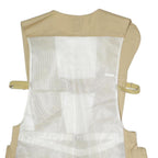 BOB ALLEN Mens Beige Fishing Mesh Button Jacket M Polyester Blend Outdoor