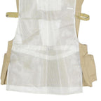 BOB ALLEN Mens Beige Fishing Mesh Button Jacket M Polyester Blend Outdoor