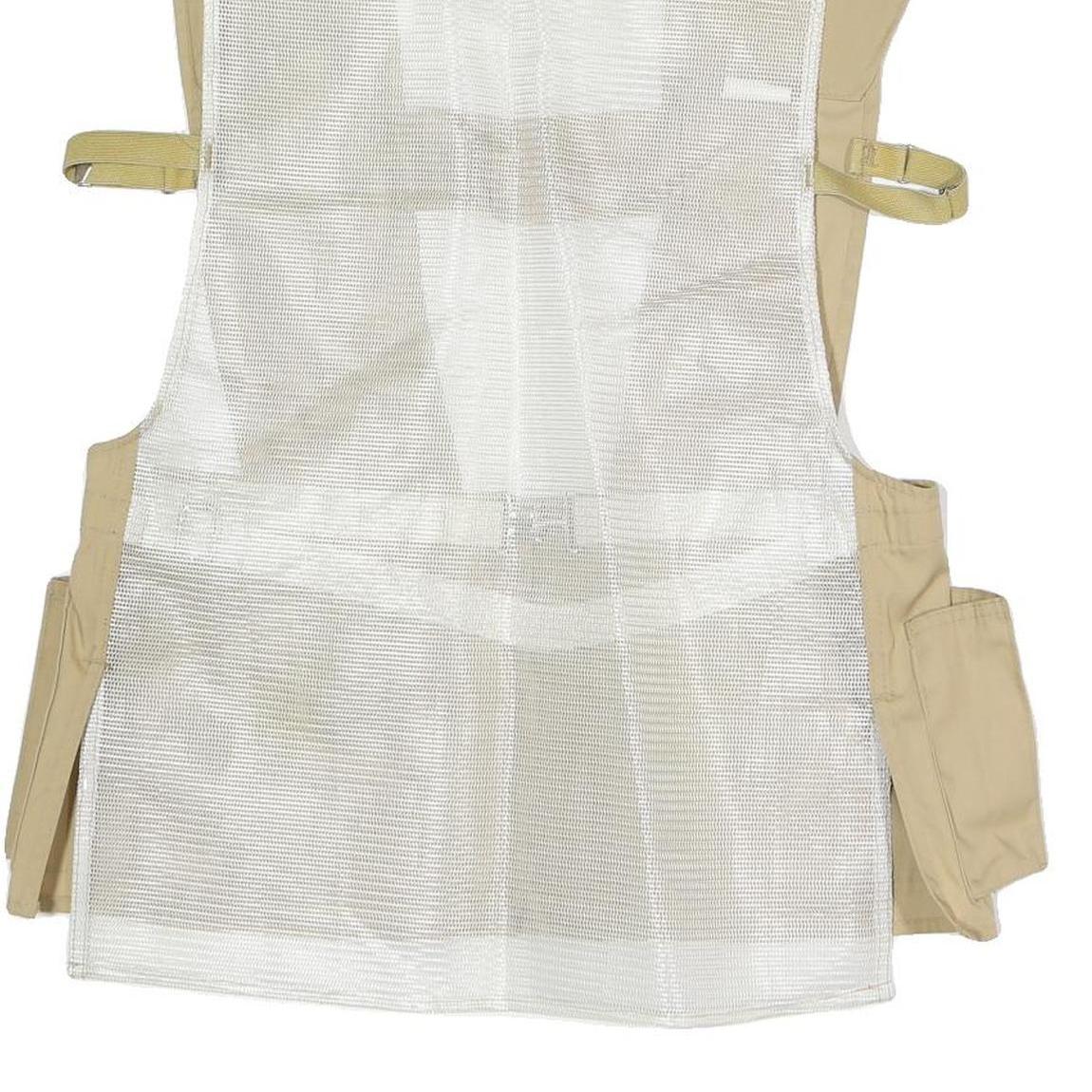 BOB ALLEN Mens Beige Fishing Mesh Button Jacket M Polyester Blend Outdoor