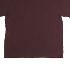 CARHARTT Mens Maroon Chest Pocket Logo T-Shirt XL Short Sleeve Crew Neck