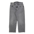 LEVI'S 501 BIG E Womens Jeans Grey Regular Straight Denim Raw W30 L24 Button