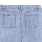 KAREN SCOTT Womens Blue Cotton Blend Mini Denim Style Skirt M Casual Summer Wear