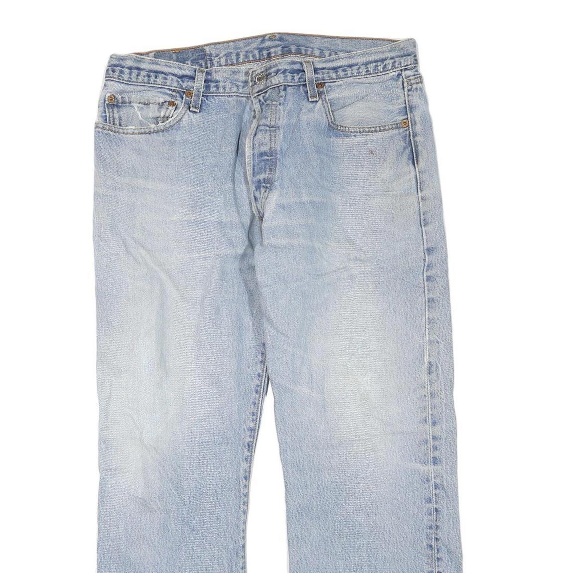 LEVI'S 501XX Womens Regular Jeans Denim Light W33 L27 Classic Button Fly Relaxed