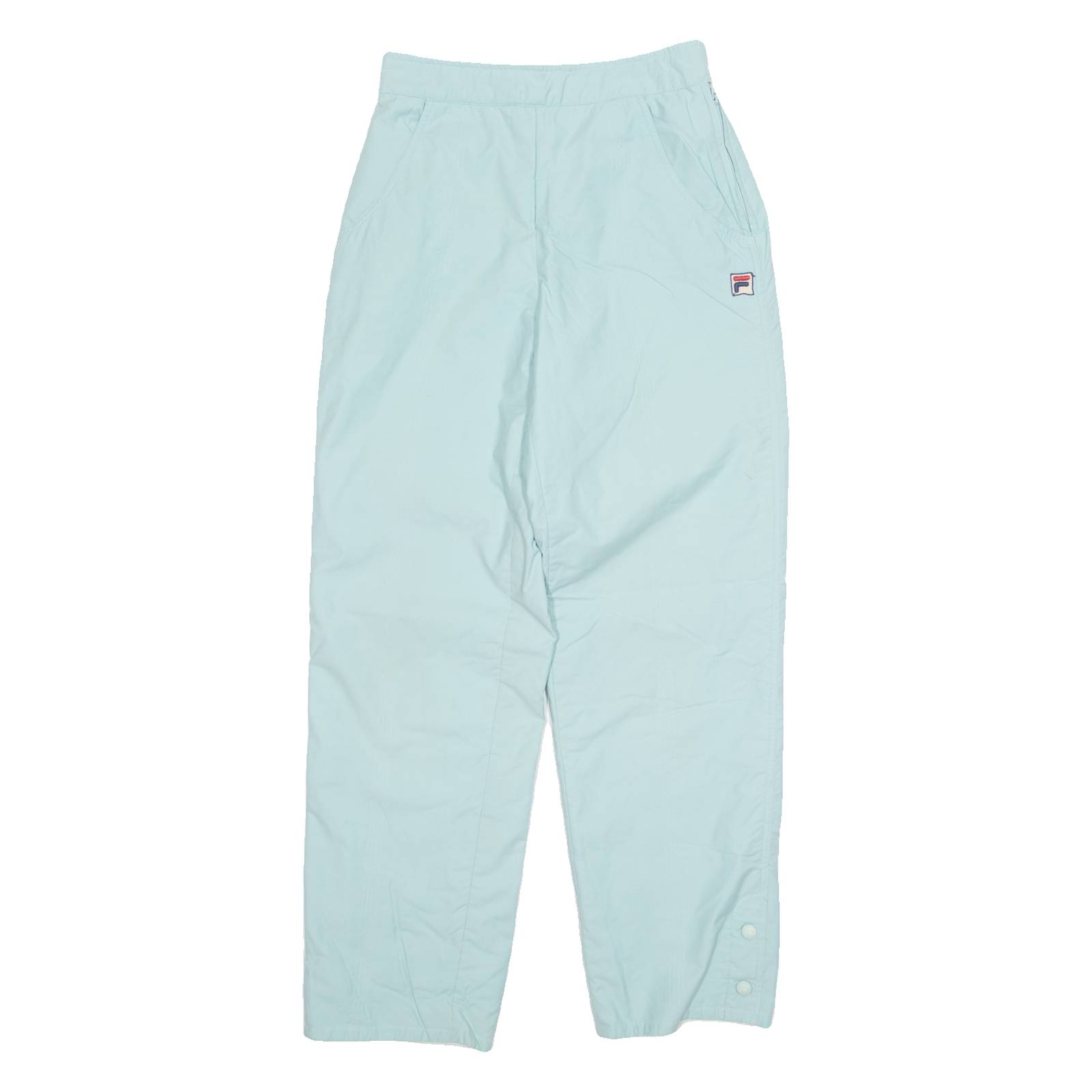 FILA Lined Womens Track Pants Blue Straight M W26 L30