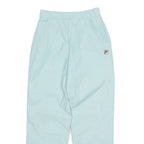 FILA Lined Womens Track Pants Blue Straight M W26 L30