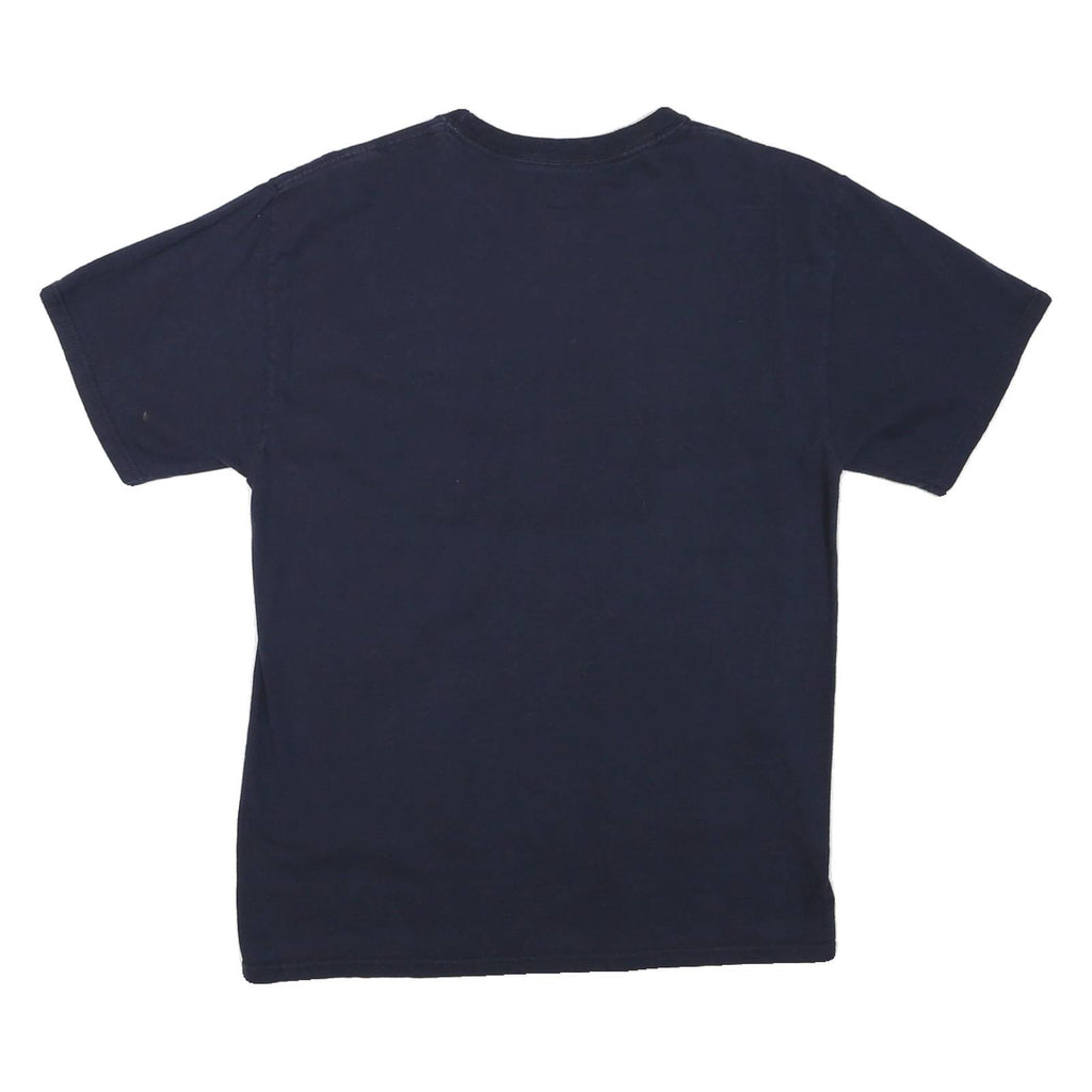 CHAMPION Mens Navy Blue ETSU Buccaneers Volleyball Graphic T-Shirt M Short
