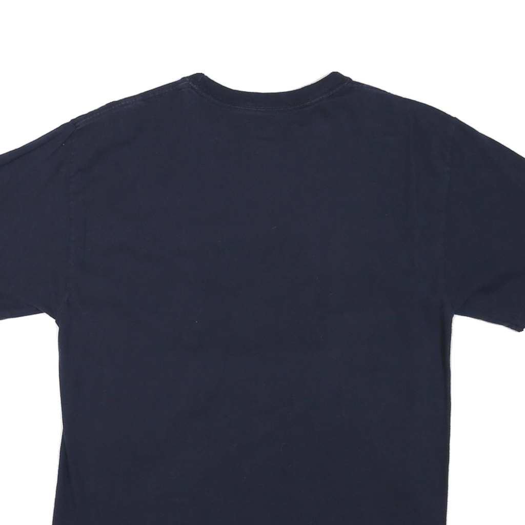 CHAMPION Mens Navy Blue ETSU Buccaneers Volleyball Graphic T-Shirt M Short