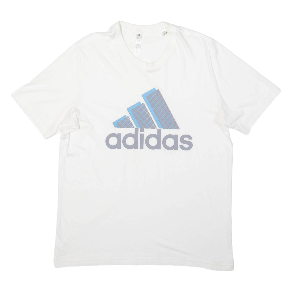 ADIDAS Mens T-Shirt White L