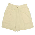 SAN MARTINO Womens Shorts Beige Casual Plain M W28 Comfortable Cotton