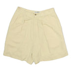 SAN MARTINO Womens Shorts Beige Casual Plain M W28 Comfortable Cotton