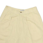 SAN MARTINO Womens Shorts Beige Casual Plain M W28 Comfortable Cotton