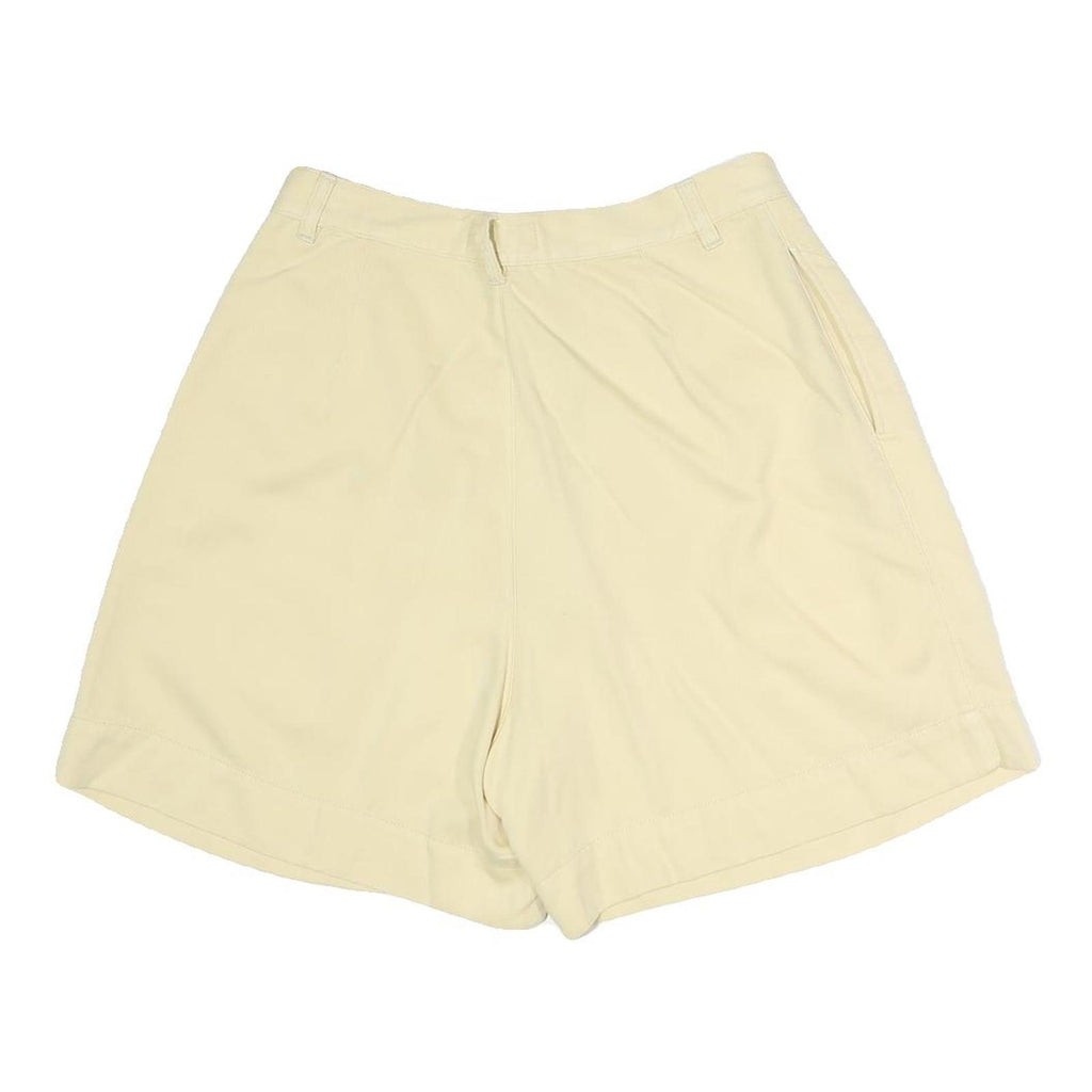SAN MARTINO Womens Shorts Beige Casual Plain M W28 Comfortable Cotton