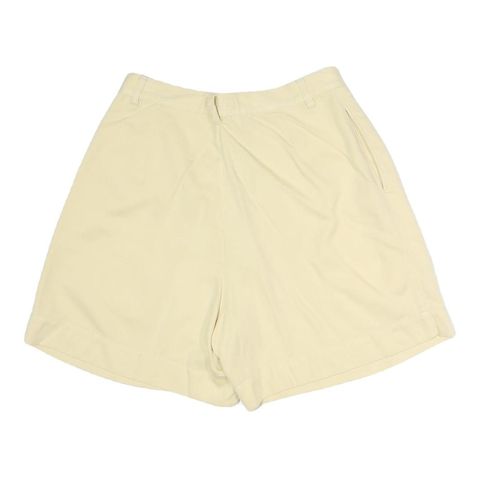 SAN MARTINO Womens Shorts Beige Casual Plain M W28 Comfortable Cotton