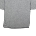 VINCI Womens Grey Graphic T-Shirt L Short Sleeve Crew Neck Cotton Blend