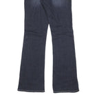 RUE21 Womens Slim Bootcut Denim Dark W32 L34 Stylish Embroidered Back Pockets