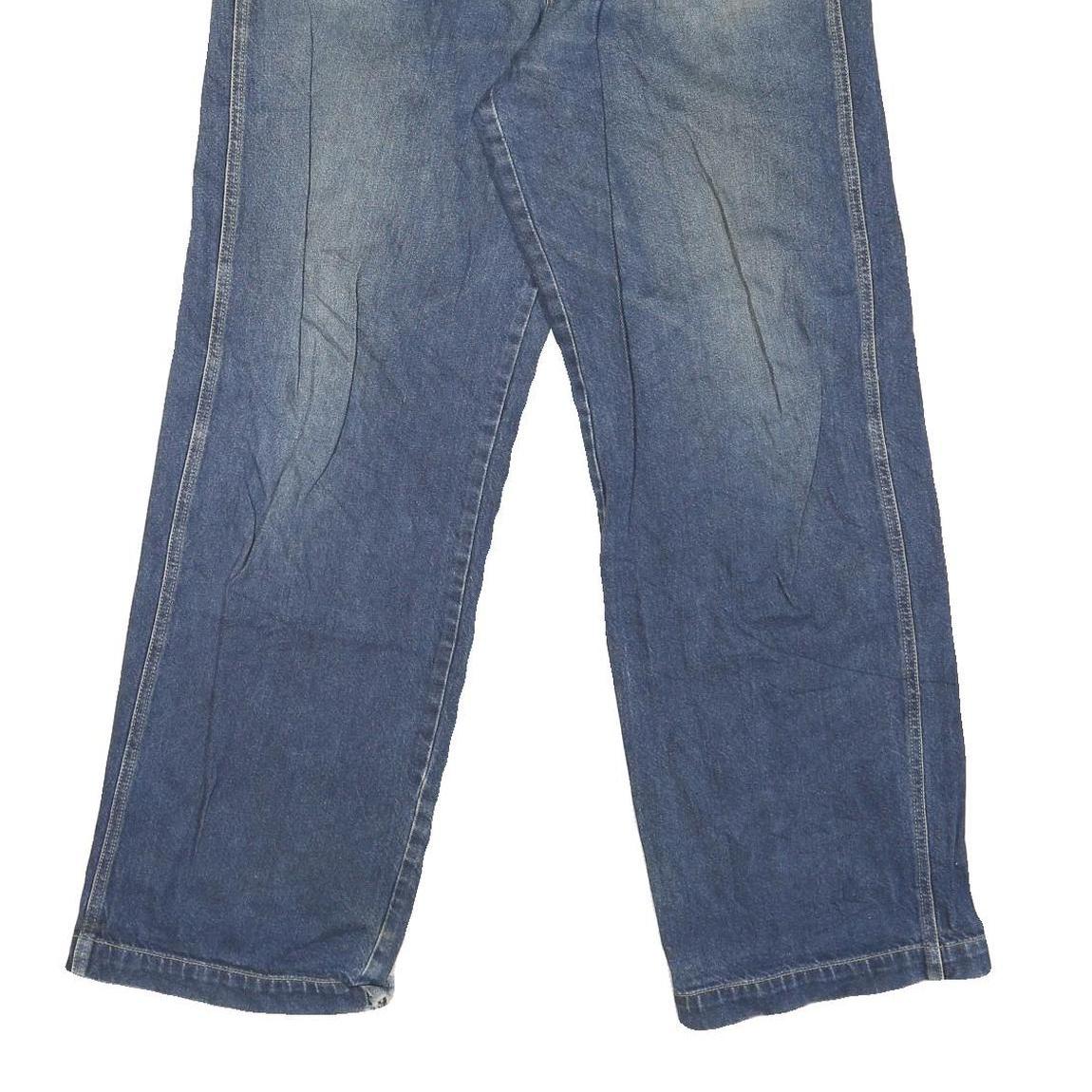 TIPSTER Mens Relaxed Blue Denim Jeans W31 L31 Button Closure Casual Wear