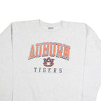 KNIGHTS Mens White Auburn Tigers Crew Neck XL Cotton Sweatshirt
