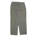 CARHARTT Mens Cotton Blend Grey Relaxed Straight Trousers W36 L34 Workwear