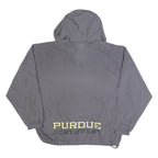 CHAMPION Purdue Northwest Pride Mens Anorak Jacket Grey USA Hooded XL