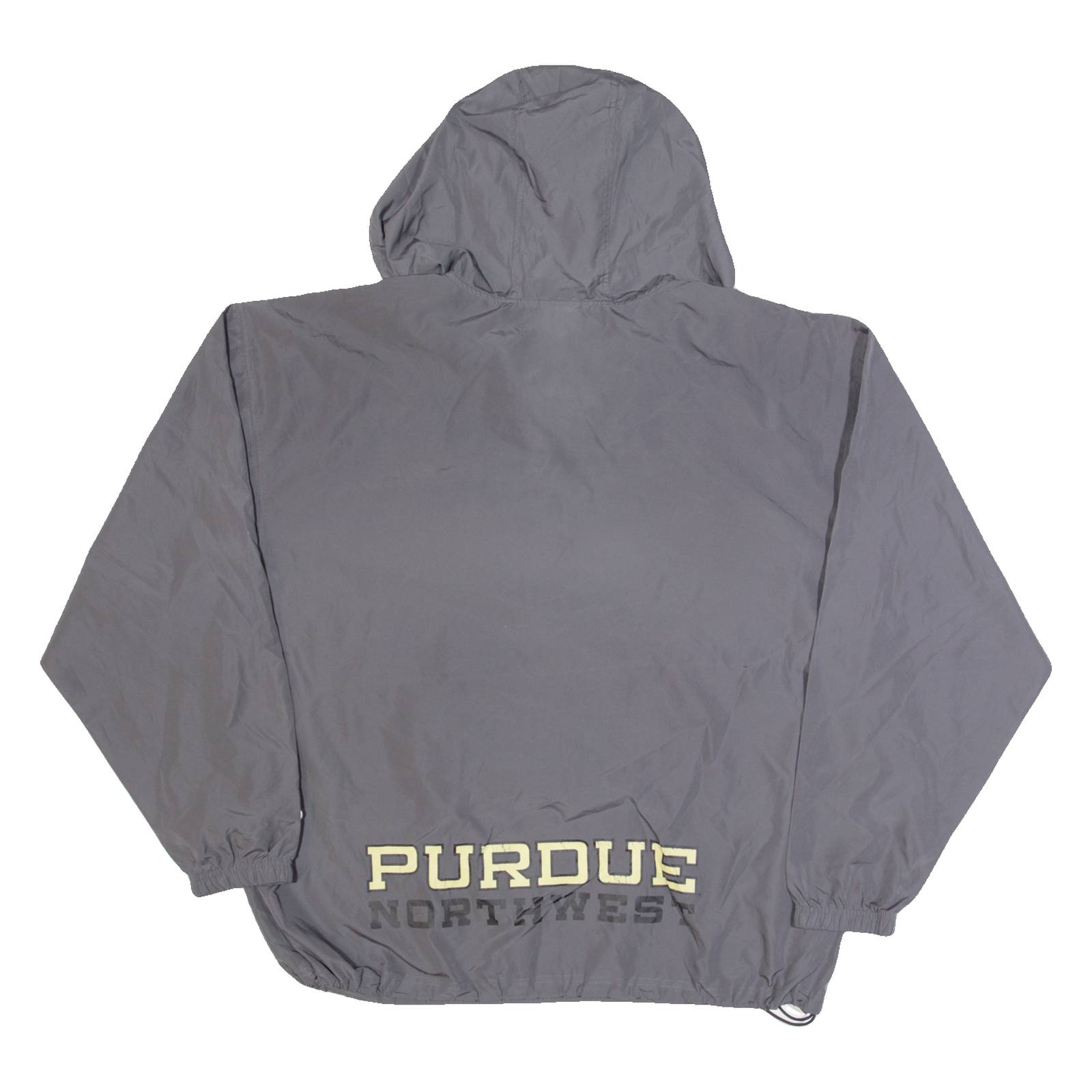 CHAMPION Purdue Northwest Pride Mens Anorak Jacket Grey USA Hooded XL