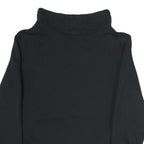 PUMA Womens Black Cotton Crew Neck Sweatshirt UK 12 Logo Print Pullover