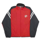 CHASE AUTHENTICS Mens Red & Black DuPont Motorsports Zip Jacket M Polyester