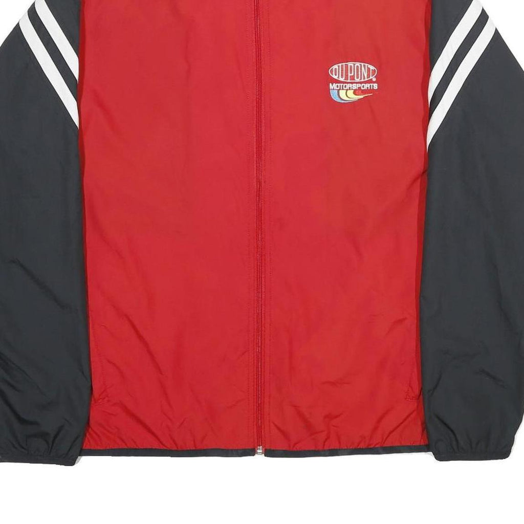 CHASE AUTHENTICS Mens Red & Black DuPont Motorsports Zip Jacket M Polyester