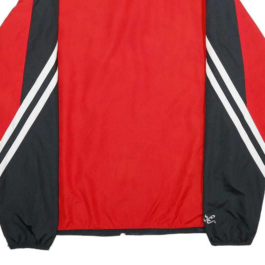 CHASE AUTHENTICS Mens Red & Black DuPont Motorsports Zip Jacket M Polyester