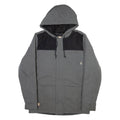 VANS Mens Puffer Jacket Green Nylon Hooded M