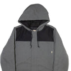VANS Mens Puffer Jacket Green Nylon Hooded M