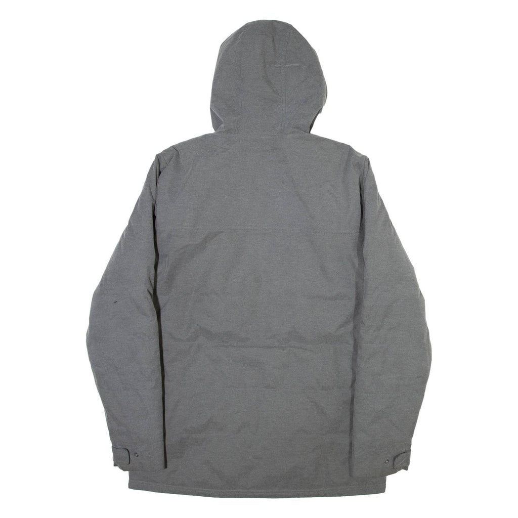 VANS Mens Puffer Jacket Green Nylon Hooded M