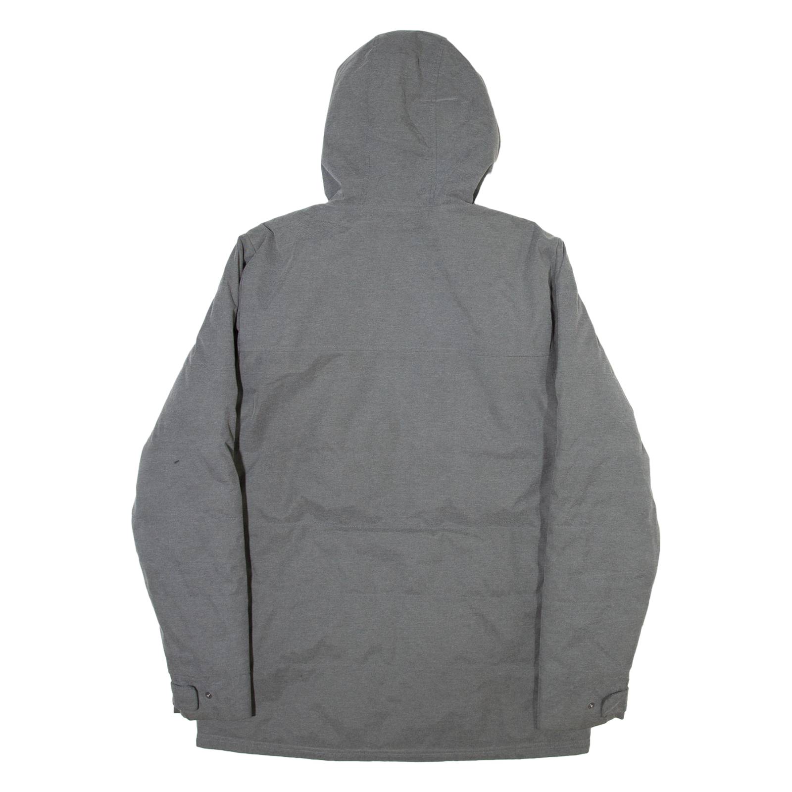 VANS Mens Puffer Jacket Green Nylon Hooded M