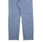 WRANGLER Mens Jeans Blue Regular Straight Denim Medium W34 L30 Cotton Blend Zip