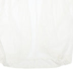 VICTORIA'S SECRET Womens White Lace Open Front Sleeveless Top M Lightweight