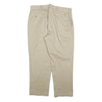 DICKIES Mens Regular Fit Beige Cotton Blend Trousers W38 L30 Workwear Zip