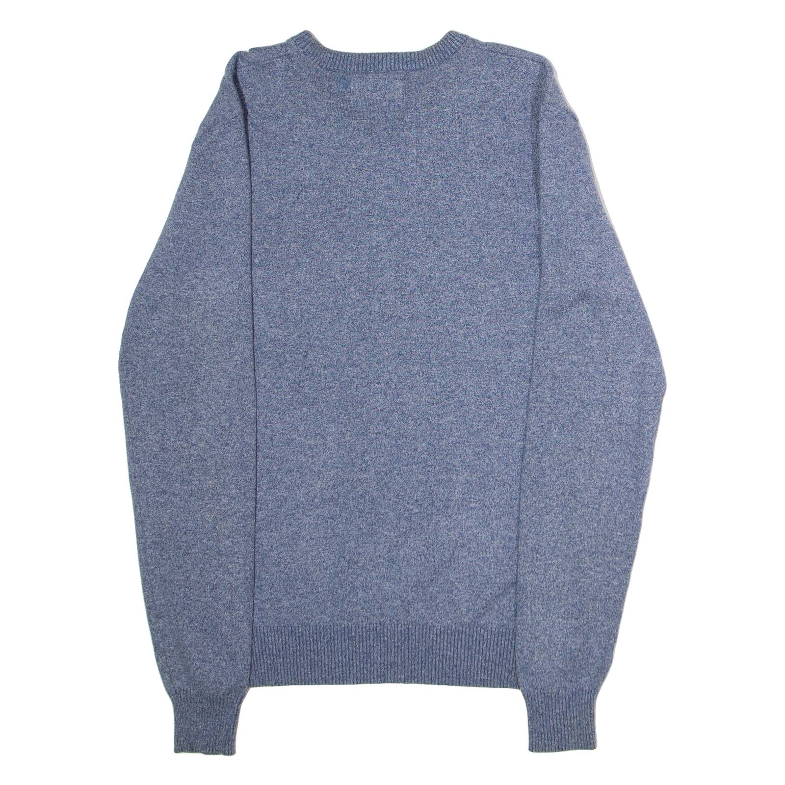 DIESEL Mens Jumper Blue Crew Neck Tight Knit S