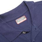 KAPPA Mens Blue Short Sleeve Plain Polo Shirt M Cotton Casual Sportswear