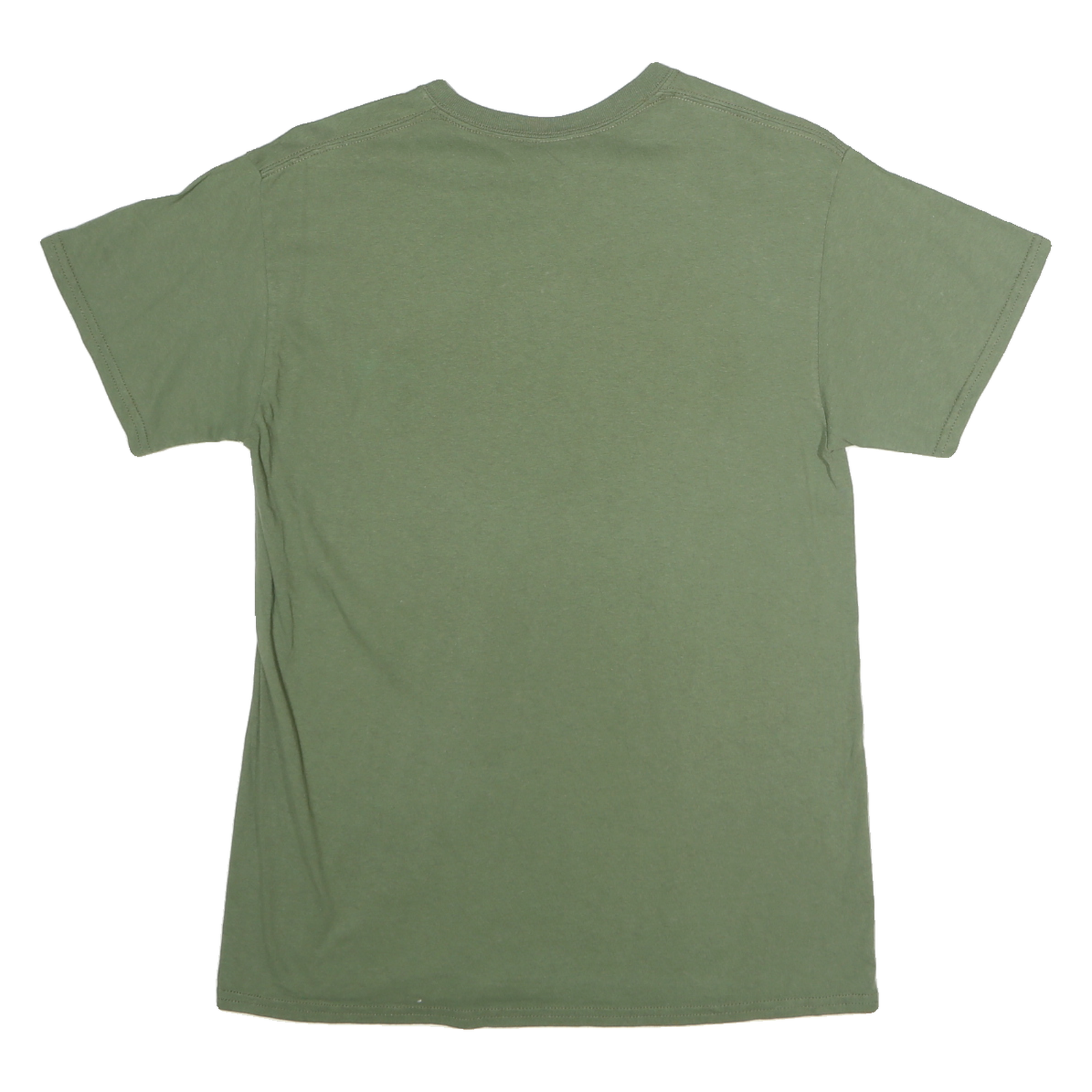 GILDAN Mens Green Rust Buster Graphic T-Shirt M Short Sleeve Crew Neck Cotton