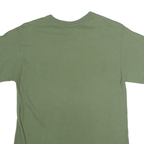 GILDAN Mens Green Rust Buster Graphic T-Shirt M Short Sleeve Crew Neck Cotton