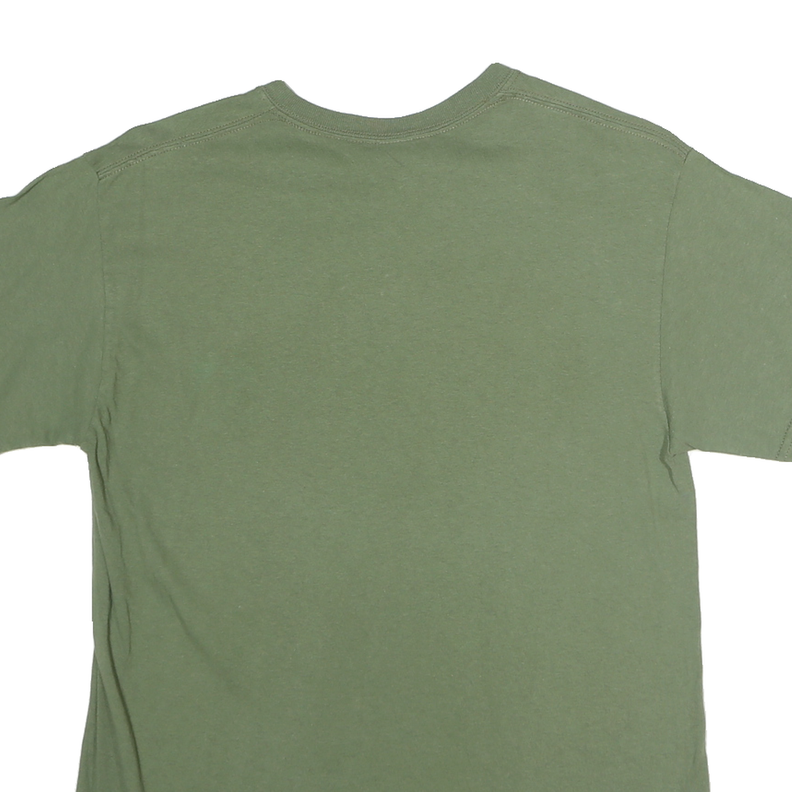 GILDAN Mens Green Rust Buster Graphic T-Shirt M Short Sleeve Crew Neck Cotton