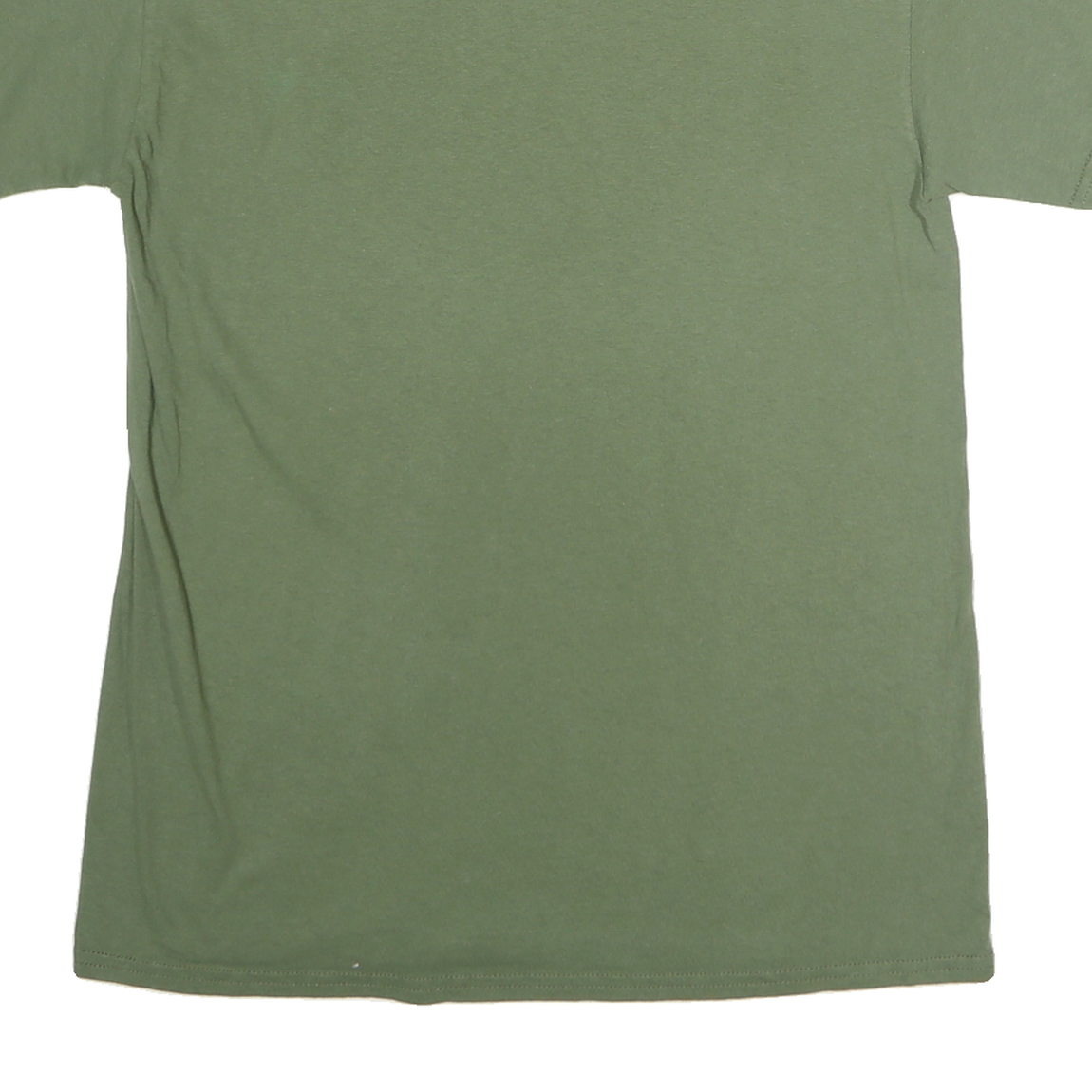 GILDAN Mens Green Rust Buster Graphic T-Shirt M Short Sleeve Crew Neck Cotton
