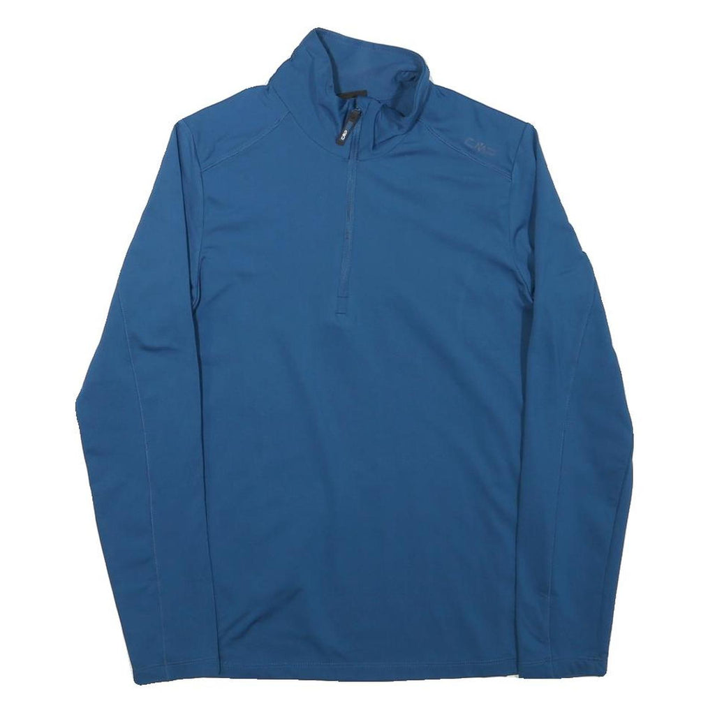 CMP Mens Blue 1/4 Zip Sweatshirt XS Polyester Blend Activewear Casual