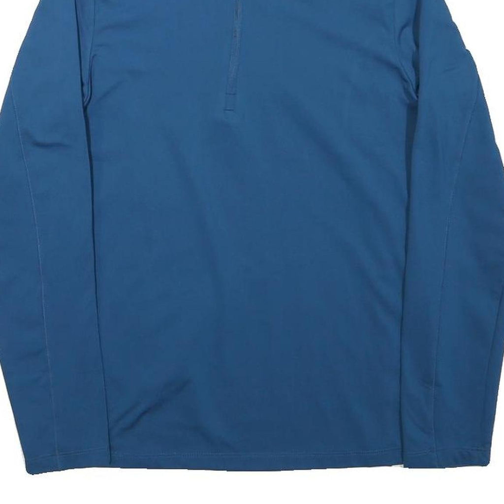 CMP Mens Blue 1/4 Zip Sweatshirt XS Polyester Blend Activewear Casual