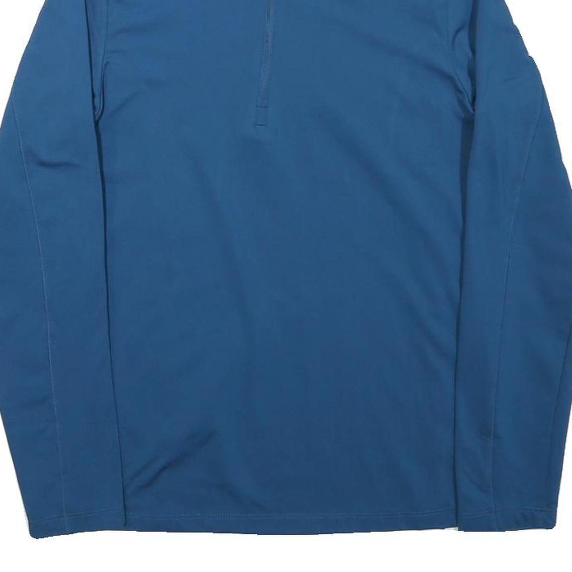 CMP Mens Blue 1/4 Zip Sweatshirt XS Polyester Blend Activewear Casual