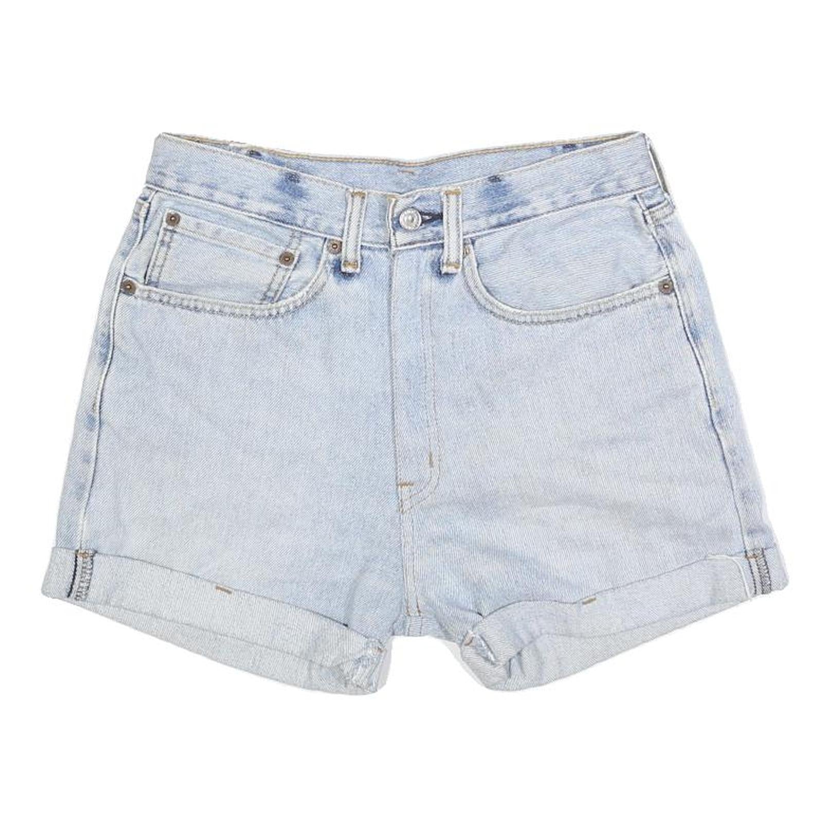 LEVI'S Womens Denim Blue Casual Shorts S W27 Classic Cotton Blend Summer