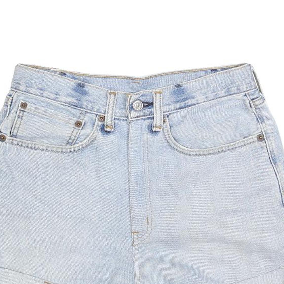 LEVI'S Womens Denim Blue Casual Shorts S W27 Classic Cotton Blend Summer