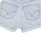 LEVI'S Womens Denim Blue Casual Shorts S W27 Classic Cotton Blend Summer