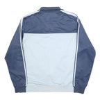 ASICS Mens Blue & Light Blue Jacket XL Polyester Zip Sportswear Track Casual